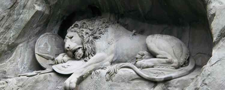 lion monument switzerland